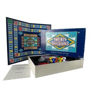 Vintage Twenty Questions Board Game of People Places & Things, Pressman, 1988